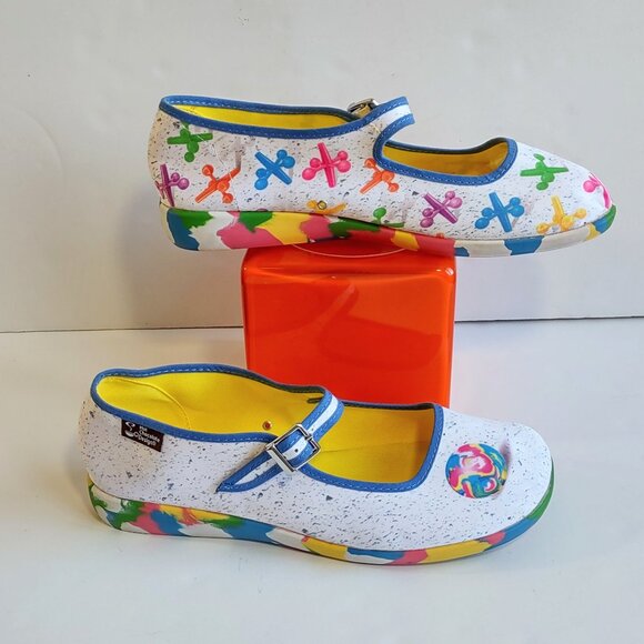 Hot Chocolate Design Chocolaticas Rainbow JAX Mary Jane Flats Shoes EU 41/US 11 - Picture 10 of 15